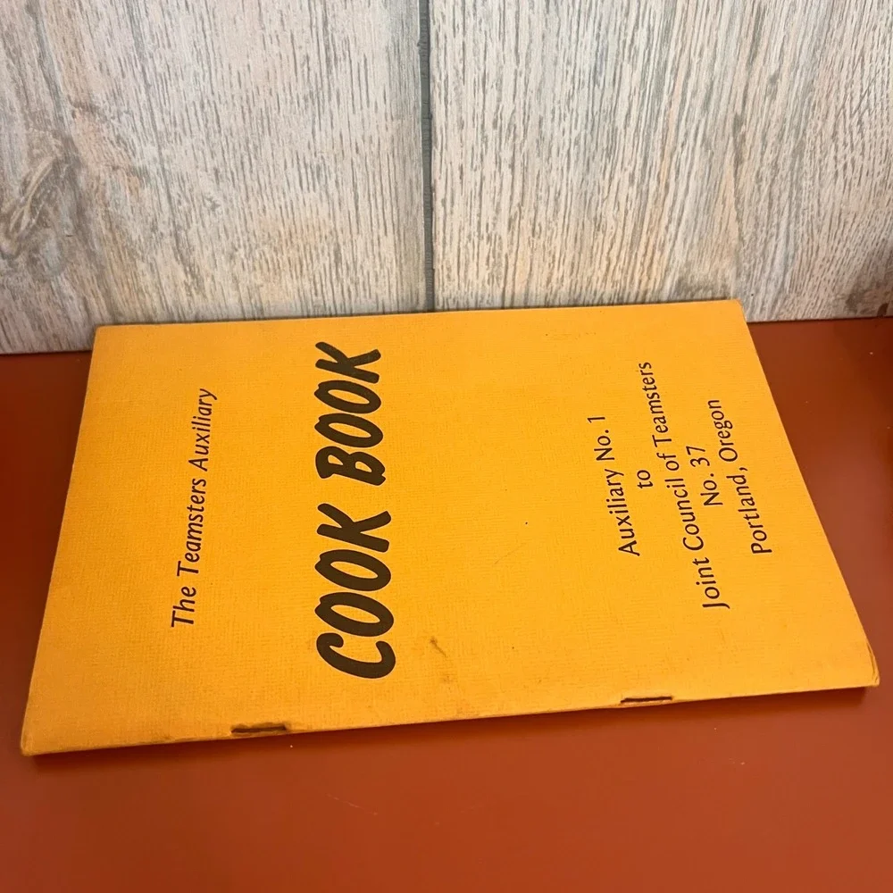 Vintage Teamsters Auxiliary No 1 Portland Oregon Cook Book Labor History Recipes